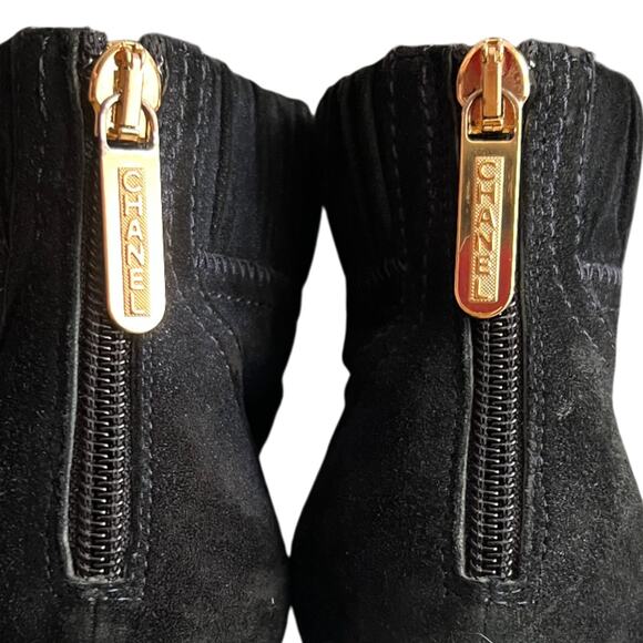 Chanel Blue Suede Ankle Boots, US7/IT 37 - Picture 12 of 16